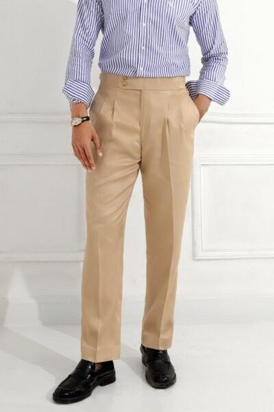 Khaki Bootcut Gurkha Pant
