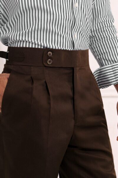 Deep Mocha Bootcut Gurkha Pant