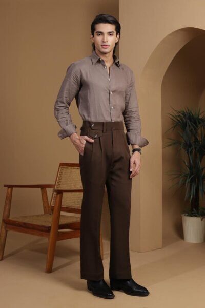 Nomad Gray Linen Shirt