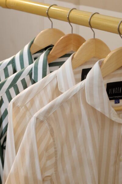 Riviera Striped Shirt-Green
