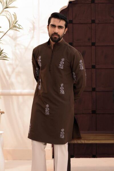 Allover Zardosi Punjabi-Black